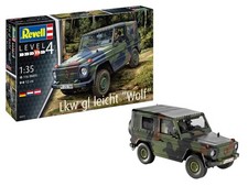 German Revell 1/35 German Army Lkw Light Vehicle Wolf Plastic Model 03277