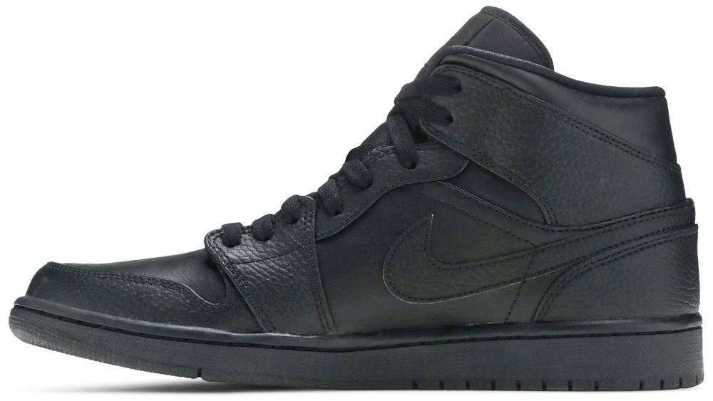 Jordan 1 Mid Triple Black - 554724-091 