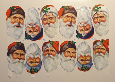 Glanzbilder, Oblaten, Made in England, Marke MLP, No 788, Nikolaus