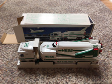 Vintage 1999 Hess Toy Truck and Space Shuttle With Satellite- New In Box
