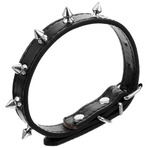 Collari per gatti borchie borchie borchie in pelle per cani a punta regolabili - Foto 12 di 12