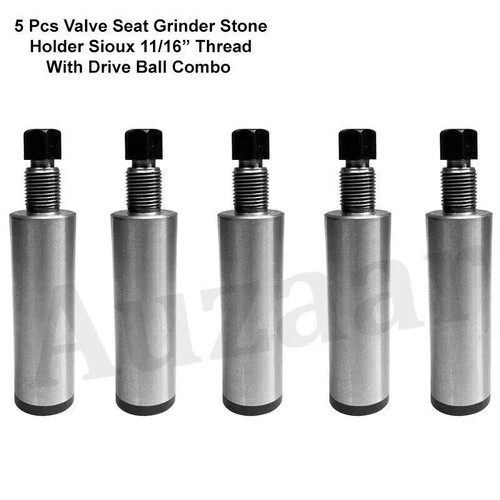 5 Pcs Sioux Style Valve Seat Grinder Stone Holder Thread 11/16 5 Pcs Sioux Style Valve Seat Grinder Stone Holder Thread 11/16