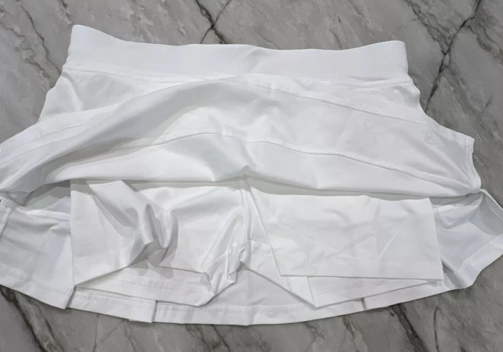 Golf/Tennis Skirt/Skort Sofibella 13" Women's Large White Slimming $70 NWT