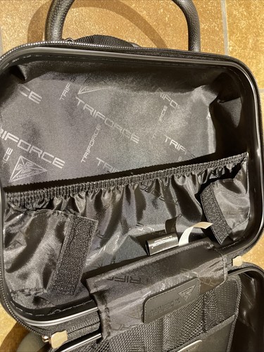 Triforce Elite Performance Carry On Travel Beauty Makeup Case Bag Hard Side - Picture 13 of 15