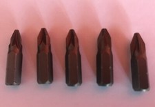 X5 🇬🇧 Pozi Drive 2 Screw Driver Bits Posi Two Drill Electric Screwdriver Pz2 L