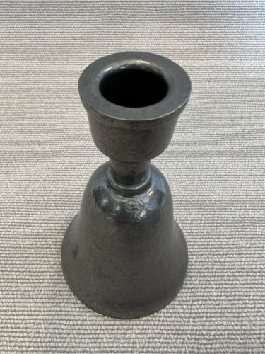 Vintage NIB Amway Dinner Bell Candlestick Anvilcraft Taper Candle Holder, 5" T - Picture 3 of 9