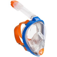 Open Box Ocean Reef Aria Full Face Snorkel Mask-Blue-XSM
