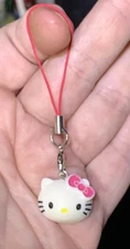 Hello Kitty Charm Phone Zipper Pull & Keychain Add On Attachment!!