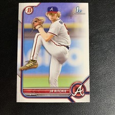 2022 Bowman Draft JR RITCHIE 1st Bowman Card RC Atlanta BRAVES #BD-126