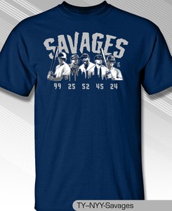 ny yankees savages t shirt