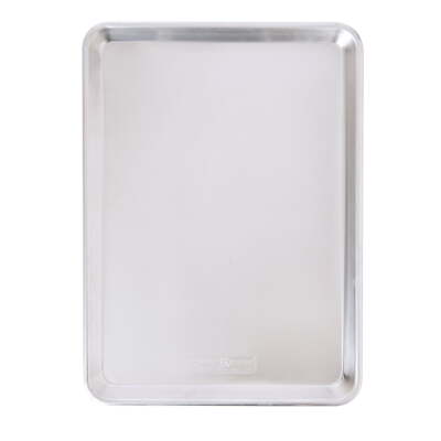 Naturals Half Sheet 18'' X 13'' Aluminum Cookie and Baking Pan, Silve