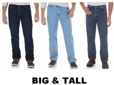 Wrangler Authentics  Regular Fit Jean 5-Pocket Men's Big and Tall 100% Cotton