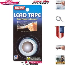 Unique Sampras Lead Tape: 72" of Precision Weight for Powerful Tennis Shots