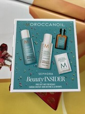 MOROCCANOIL 4-PC-SET OF SHAMPOO  CONDITIONER HAIR OIL HAND CREAM TRAVEL NIB