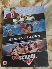 ANCHORMAN / BLADES OF GLORY / OLD SCHOOL UNSEEN  BRAND NEW SEALED  WILL FERRELL
