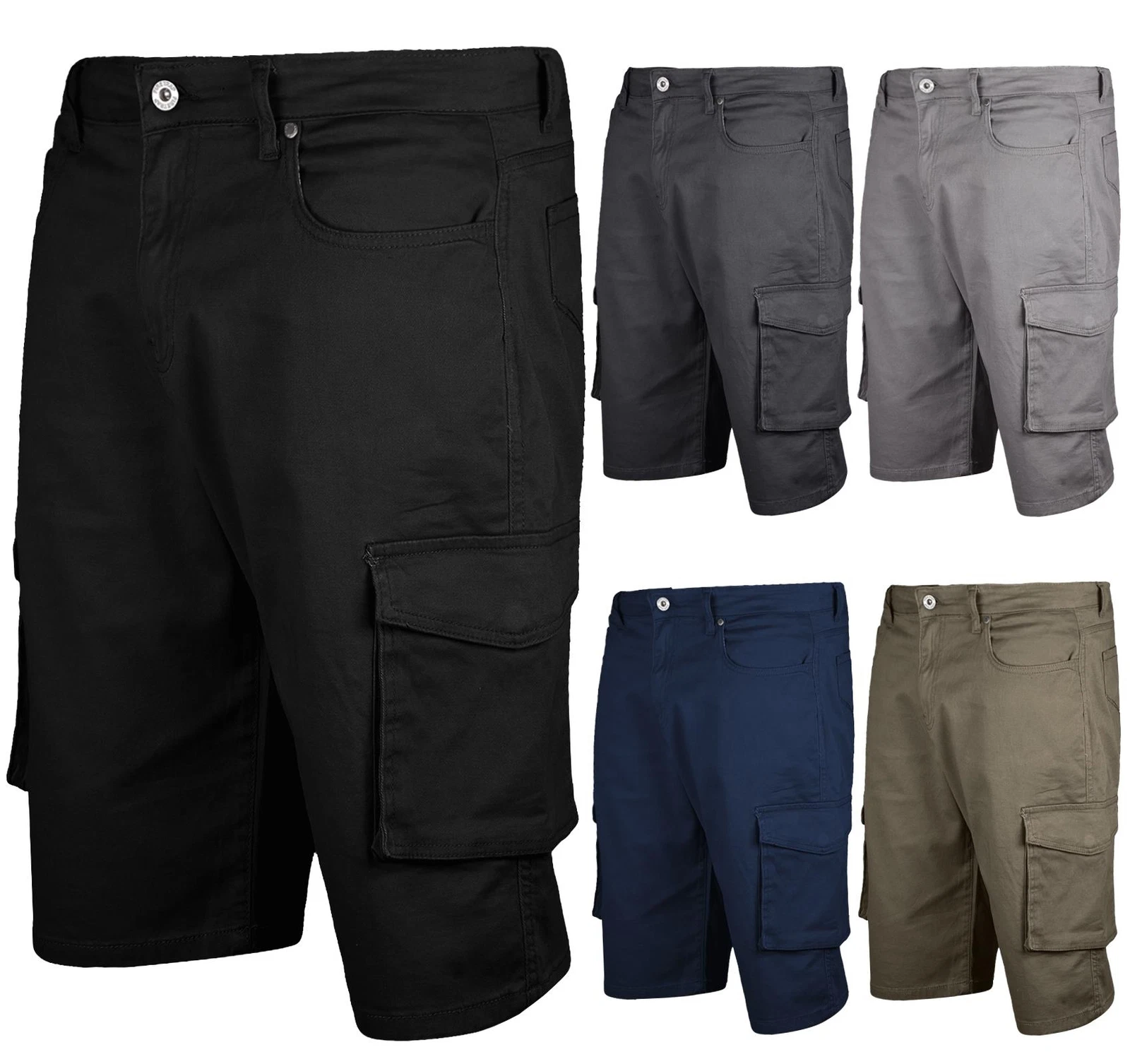 Firetrap Mens Cargo Combat Shorts Cotton Chino Summer Beach Casual Half Pants
Opens in a new window