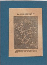 Flugblatt - Blick in die Zukunft  Etwa 1941 ohne Kennung