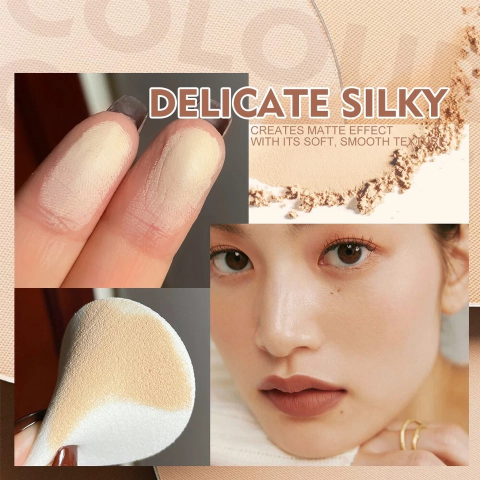 SACE LADY Silk Soft Mist Powder Cake Natural nude makeup Long-lasting Waterproof - Image 4 of 4