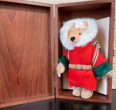 ぬいぐるみ Steiff Little Santa 2000 Steiff Little Santa 2000 Teddy Bear Christmas Japan Limited 2500