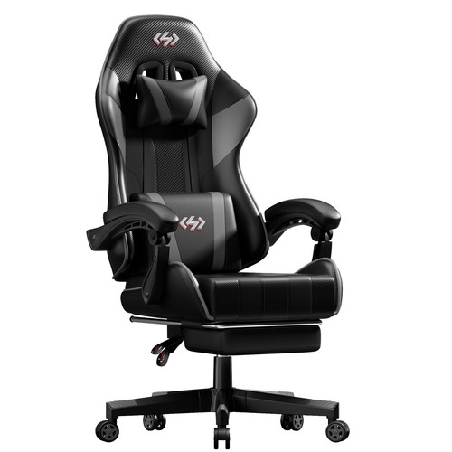Gaming Chair with footrest, Video Game Chair, Ergonomic Computer Chair - Picture 11 of 54