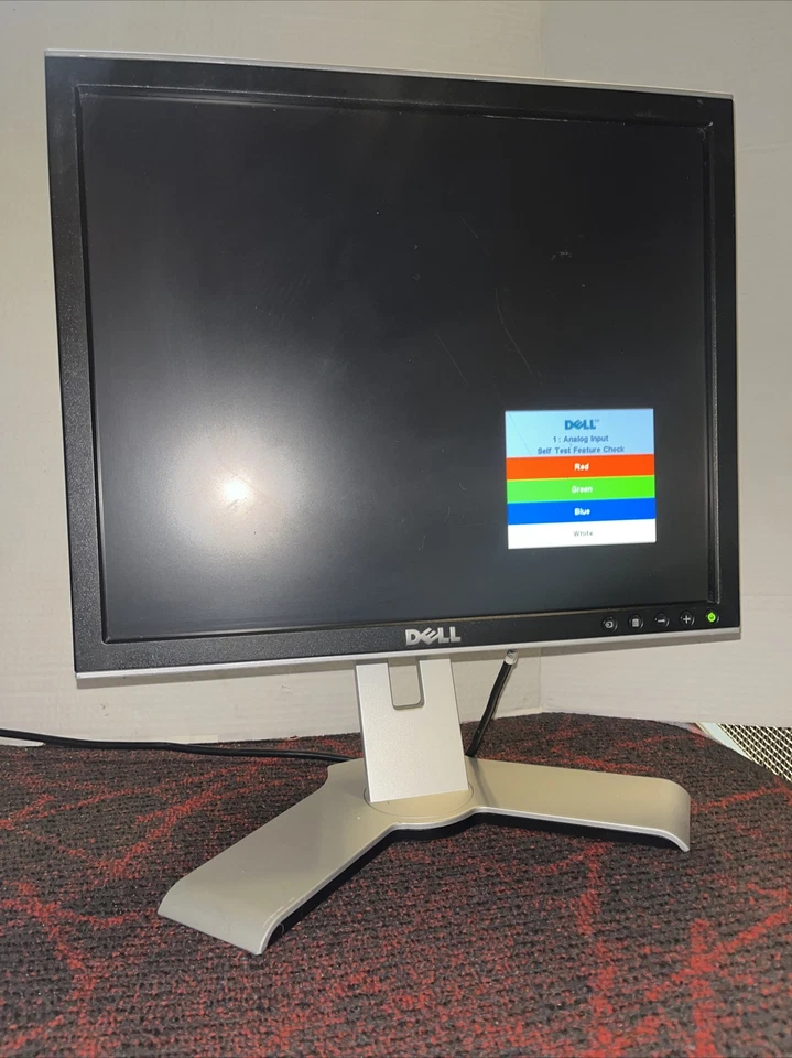Dell UltraSharp 1707FPT 17" LCD Monitor 1280x1024 DVI VGA 5:4 USB HUB Very Good - Image 2 of 4