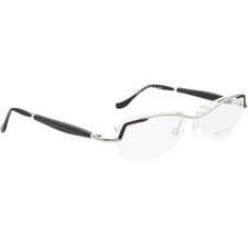 Neostyle Eyeglasses Academic 315 402 Silver Black Half Rim Germany 54 16 130