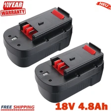 4-Pack 18V for Black and Decker HPB18 18 Volt 4.8Ah Battery HPB18-OPE 244760-00