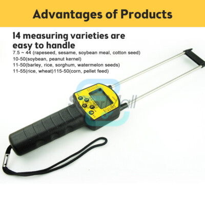 Digital Cereal Moisture Meter AR991 Smart Sensor For Use In Corn Wheat Rice