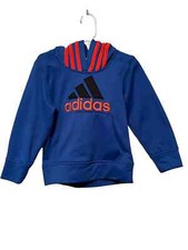 Adidas Fleece Lined Hoodie Toddler Sz 3T Pull...