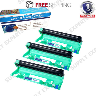 3 PACK DR1000 Drum Unit For Brother HL-1110 HL-1110E DCP-1510E MFC-1811 1815