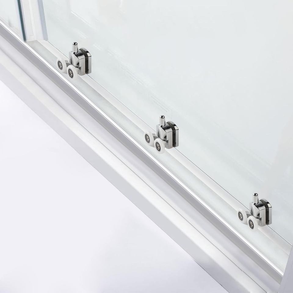 8PCS Updated Shower Door Rollers/Runners/Wheels Twin Top Suit Quadrant ...