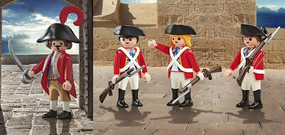 Figurine PLAYMOBIL Personnalisée - Corazero Britannique (1854) - Réf 001 - Occasion