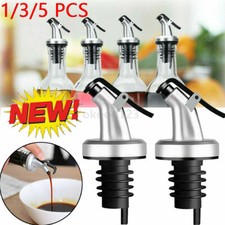 5x Wine Olive Oil Bottle Pourer Professional Dispenser Spout Kitchen Bar Tool