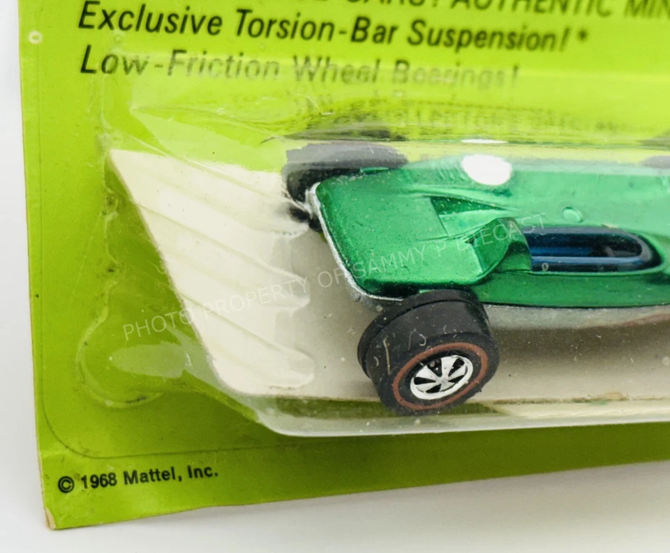 Hot Wheels Redline SHELBY TURBINE Verde HK Negro Interior ¡NUEVO EN BLÍSTER!!! Foto 3 de 4