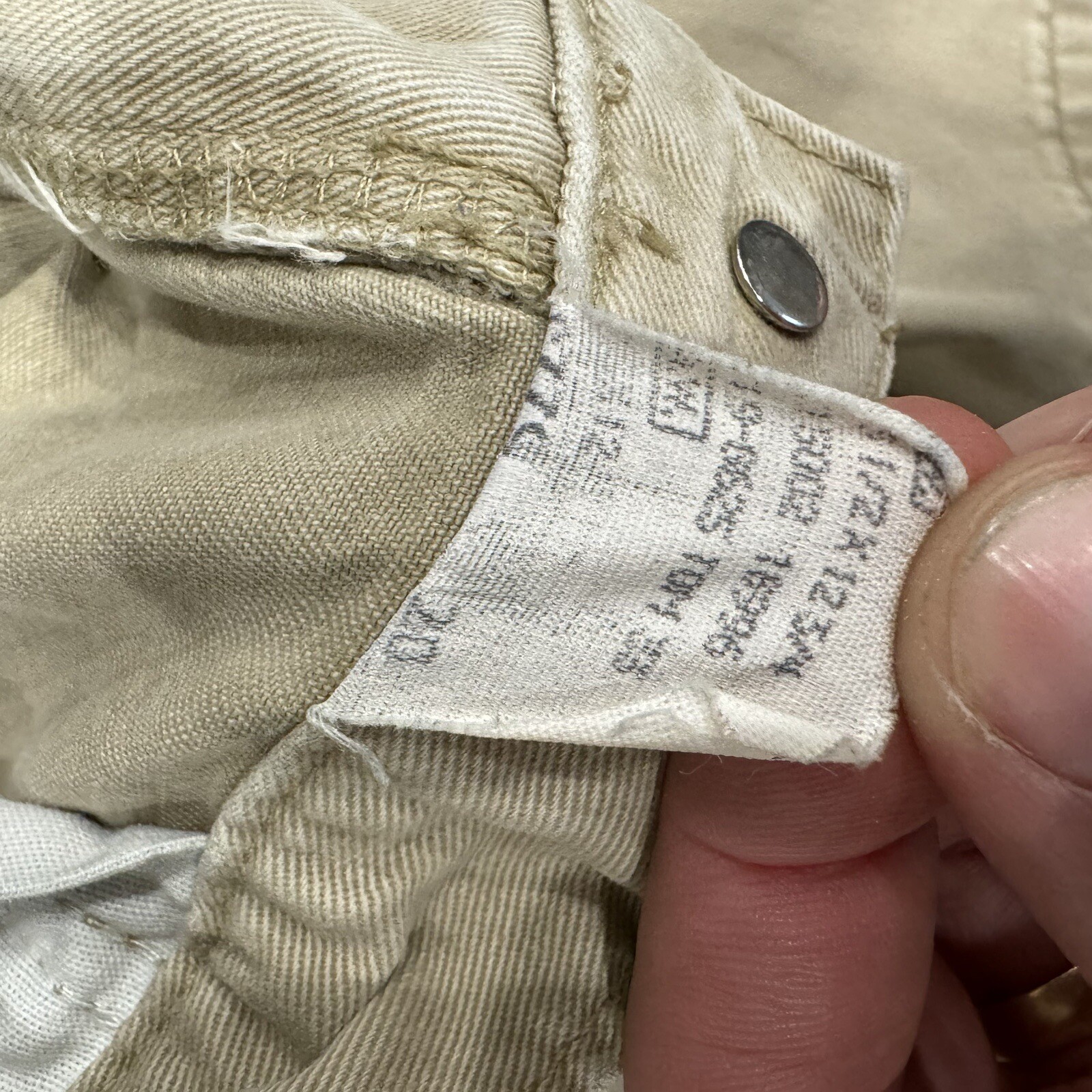 Vintage? Lee Dungarees Cargo Shorts Tan Khaki Beige C… Gem