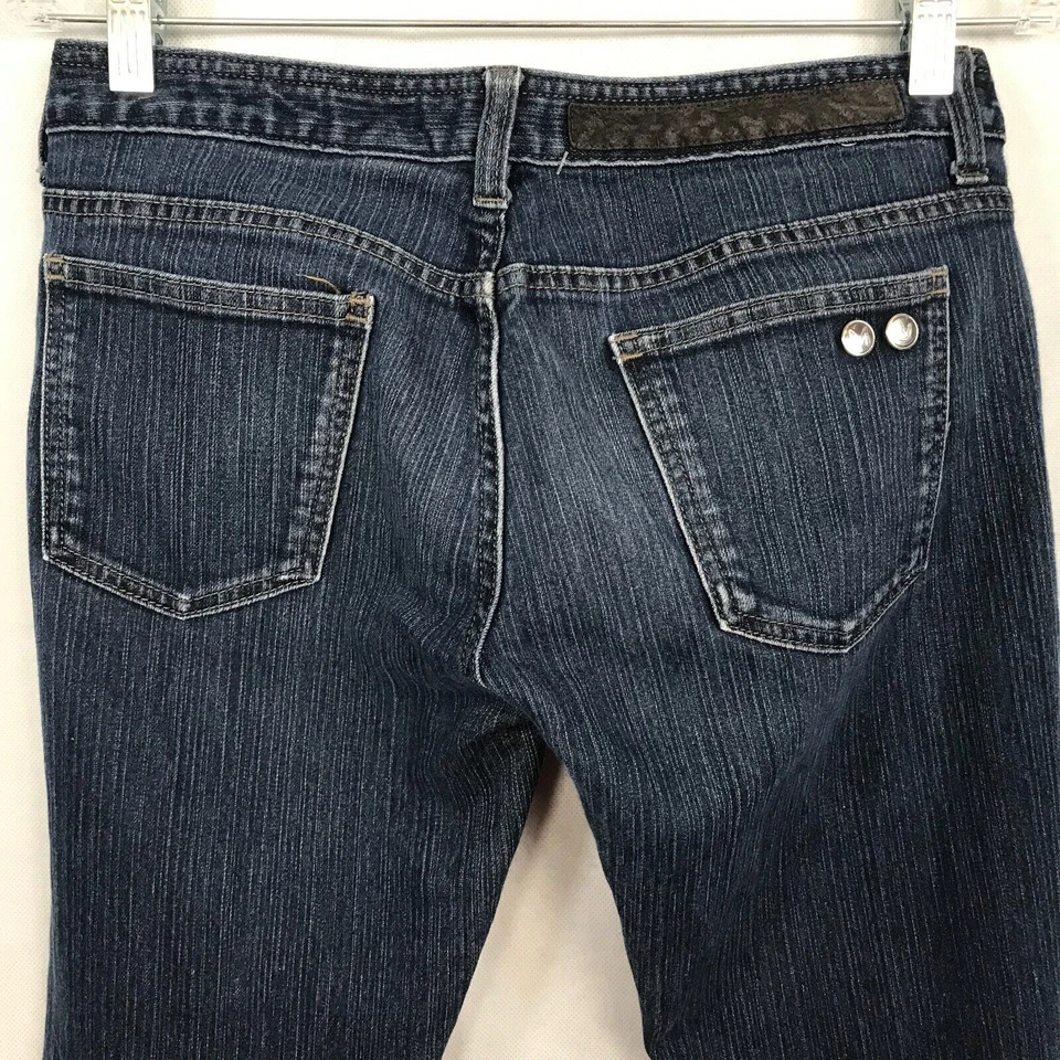 Женские джинсы Marc Jacobs размер 27 синие эластичные джинсовые брюки узкие штанины - Изображение 4 из 4
