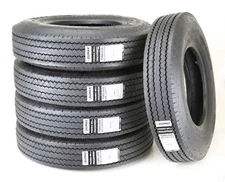 5 New ZEEMAX Heavy Duty Trailer Tires ST225/90D16 /7.50-16 10 PR LR E