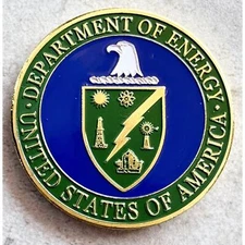 2 pcs DOE US Department of ENERGY US Government Challenge Coin - Fast Shipping