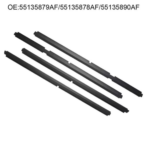 For Jeep Cherokee Sealing Strips Window Sweep Front Windproof Rear & B8E2 P4Y0 - Picture 4 of 11