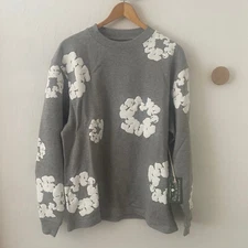 DENIM TEARS CottomnWreath Longsleeve Tee Sweatshirt LS Grey M SOLD OUT NEW