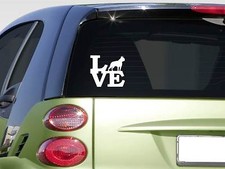 Boston Terrier love 6" STICKER F204 DECAL bully bulldog bostonterrier