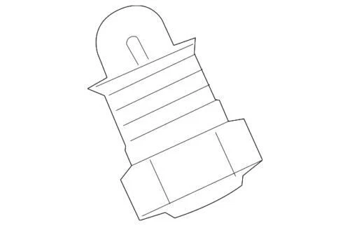 Unidad de calefacción de bloque de motor original Ford 2012-2022 F-350 Super Duty BC3Z-6A051-C Foto 4 de 4