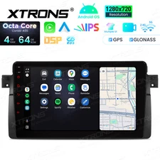 IPS 9" Android 14 8-Core Car GPS Sat Nav Stereo Radio 4+64GB For BMW E46 CarPlay