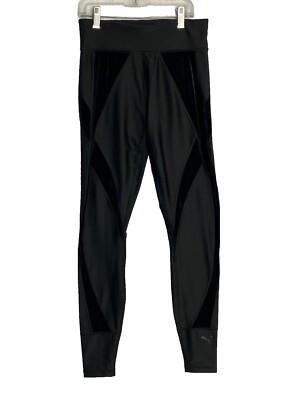 Womens Puma Explosive Tight Velvet [515999-01] Black Size S 24 x 28 Dry Cell NWT