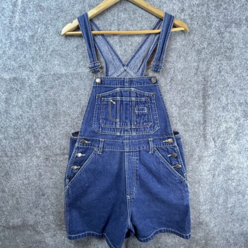 Suhi USA salopette corta donna blu medio denim 100% cotone pantaloncini