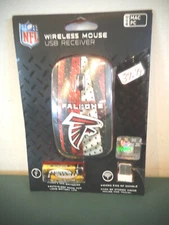 NFL FALCONS PROMARK WIRELESS COMPUTER MOUSE USB RECEIVER