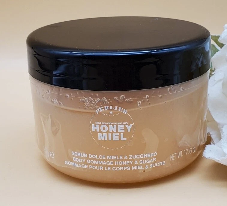 Perlier Honey Miel Scrub Dolce Miele & Zucchero Body Gommage Honey & Sugar 17.6  - Image 2 of 4