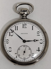 Vintage Swiss Zenith Pocket Watch - Open Face