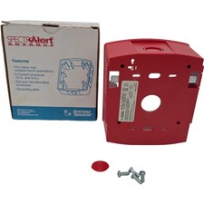 System Sensor SpectrAlert Advance SBBSAPR Red Wall Mount Surface Back Box