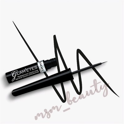 RIMMEL London Glam'Eyes Professional Liquid Eye Liner - Black Glamour 001
